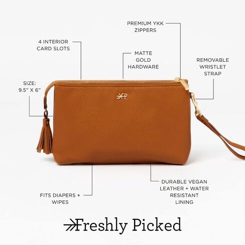 Freshly Picked Classic Zip Pouches, Multiple Colors in Saudi Arabia