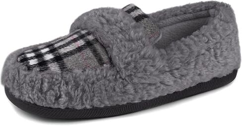 Zizor Women's Fuzzy Loafer Slippers House Shoes with Memory Foam in Saudi Arabia