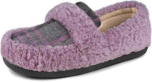 Zizor Women's Fuzzy Loafer Slippers House Shoes with Memory Foam in Saudi Arabia