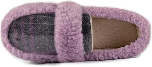 Zizor Women's Fuzzy Loafer Slippers House Shoes with Memory Foam in Saudi Arabia