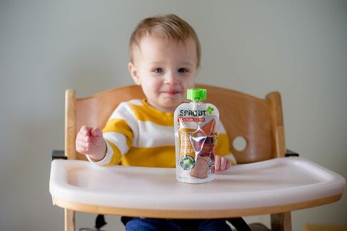 Sprout Organic Baby Food Pouches Stage 3, Root Vegetables Apple w/ Beef, 4 Pouches (Pack of 6) in Saudi Arabia