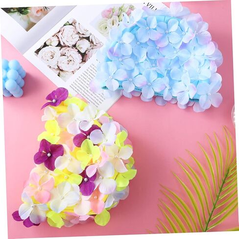 IMIKEYA Flower Swim Cap: Swimming Cap Comfortable Bathing Cap Swimming Hats Breathable Swimming Cap Petal Shower Caps Swim Hat for Women in Saudi Arabia
