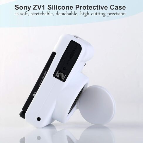 Camera Case for Sony ZV-1, ZV1 Camera Case Digital Camera Anti-Scratch Slim Fit Soft DSLR Camera Sleeve with ZV1 Screen Protector for Sony ZV-1 (Pink) in Saudi Arabia