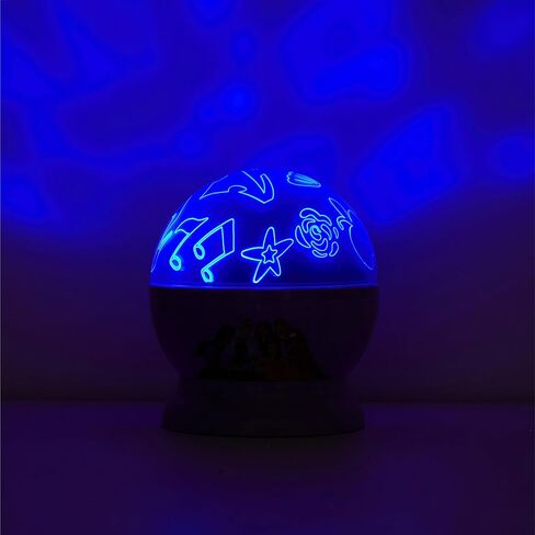 Idea Nuova Disney Minnie Mouse Rotating LED Projector Lamp and Night Light,Battery or USB Operated in Saudi Arabia