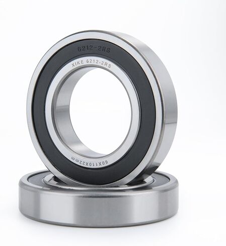 XiKe 1 PC 6211-2RS Double Rubber Seal Bearings,ID 55 x OD 100 x Width 21mm,Pre-Lubricated and Stable Performance and Cost Effective, Deep Groove Ball Bearings. in Saudi Arabia