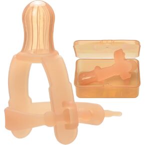 Thumb Sucking Stop - 2 Packs - Adjustable Thumb Guard for Thumb Sucking Silicone Thumb Sucking Treatment Kit for 3-36 Months Baby, Maximum for 1.95"-1.5" Wide Wrist