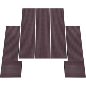 Large Fireplace Baby Proofing-Adhesive Backed Fireplace Bumpers for Babies, Fireplace Hearth Cover Baby Proof -12.5 Feet of Padding with 3 Straight Pieces & 2 Corners- Brown