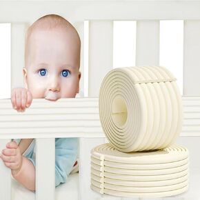Baby Proofing Edge Protector Teething Cover Sets for Kid Soft Edge Protector Strip Corner Guards Child Proof Corner Bumper DIY for Baby Safety-Updated Width 4.72in