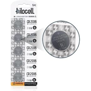 5 Pack CR2450 Lithium 3V Coin Battery, 3 Volt CR 2450 Button Cell Batteries, Long-Lasting High Capacity 2450 Battery with 10-Year Shelf Life... 5 Count