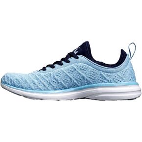 APL Athletic Propulsion Labs Women's Techloom Phantom Shoe, Ice Blue/Navy/White, 10
