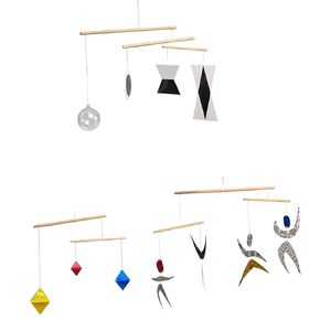 Montessori Mobile Set F - Munari (with Plastic Ball) & Octahedron in Multiple Sizes & Color Dancers Ⅱ