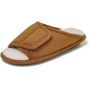 EUXTERPA Women Adjustable Slippers for Indoor Outdoor, Winter Cozy Ladies Slipper, Lightweight Comfortable Slippers