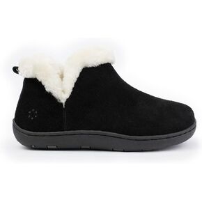 Tempur-Pedic Womens Vallery Bootie Casual Slippers Casual - Black