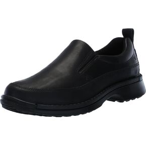 ECCO Men's Fusion Apron Toe Slip On Loafer, Black, 11-11.5
