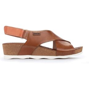 PIKOLINOS Women's Mahon W9E-0912 Wedge Sandal, Brandy, 5.5-6