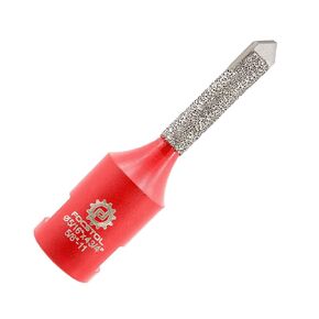 Diamond Mortar Raking Bit - Mortar Router Bit with Carbide Tipped for Mortar Removal and Tuck Pointing Masonry Stone Brick Removal 5/16 Inch x 4-3/4 Inch(8mm x 42mm)