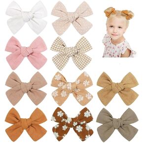 10 PCS Baby Girl Hair Clips, Hair Bows for Girls Toddler Babies Kids Baby, Alligator Clip Hair Accessories for Babies Infant Toddlers Kids (Style-1)