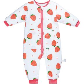 كيس نوم للأطفال من MooMoo مع أقدام 2.5 توغ كيس نوم للأطفال الصغار لبطانية دافئة يمكن ارتداؤها من القطن للأطفال من MooMoo in Kuwait