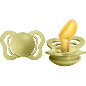 BIBS Pacifiers - Couture Collection | BPA-Free Baby Pacifier | Made in Denmark | Set of 2 Meadow Color Premium Soothers | Size 0-6 Months in Kuwait