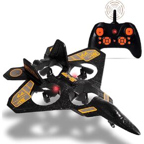 طائرة بدون طيار SHARPER IMAGE Thunderbolt للتحكم عن بعد، الإصدار القياسي، طائرة مقاتلة لاسلكية 2.4 جيجا هرتز RC، كوادكوبتر مع مساعدة الهبوط، طائرة صغيرة للأطفال والمبتدئين، قابلة للشحن in Kuwait