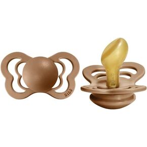 BIBS Pacifiers - Couture Collection | BPA-Free Baby Pacifier | Made in Denmark | Set of 2 Earth Color Premium Soothers | Size 6-18 Months in Kuwait