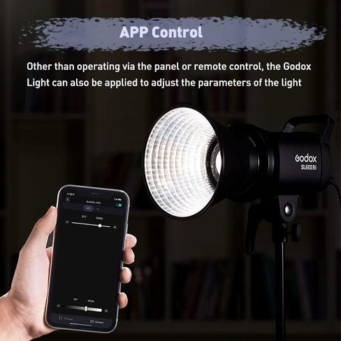 Godox SL60IID LED Video Light 60W, 8 FX Effects, Bowens Mount, CRI96+, 5600K±200K, Compact Daylight Version, Continuous Video Light for Video Recording and Photography in Saudi Arabia