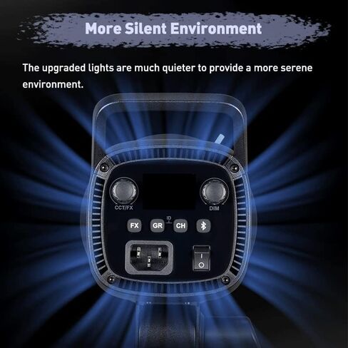 Godox SL60IID LED Video Light 60W, 8 FX Effects, Bowens Mount, CRI96+, 5600K±200K, Compact Daylight Version, Continuous Video Light for Video Recording and Photography in Saudi Arabia