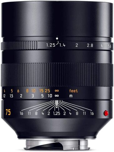 Leica Noctilux-M 75mm f47;1.25 ASPH. Lens 11676 in Saudi Arabia