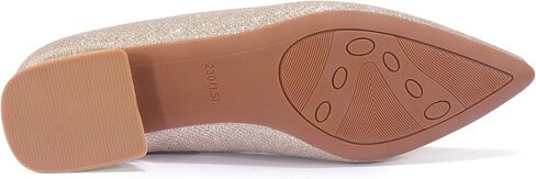 Women's Low Block Chunky Heels Dress Shoes Pointed Toe Closed Toe Work Pumps Slip on Comfort Dress Shoes for Women in Kuwait