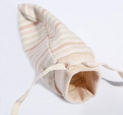 Newborn Mittens No Scratch 100% Organic Cotton 3 Packs Mitts Baby Boy Girl Neutral With String 0-12 months in Saudi Arabia