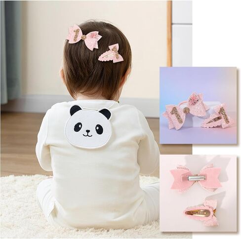 2 قطعة من مشابك الشعر لأقواس شعر الفتيات الصغيرات، إكسسوارات شعر لحفلات عيد الميلاد الأول، أقواس لامعة ومشابك وردية، دبوس شعر للفتيات على شكل تاج الكيك، مشبك شعر بوتيك لحفلات أعياد الميلاد in Kuwait