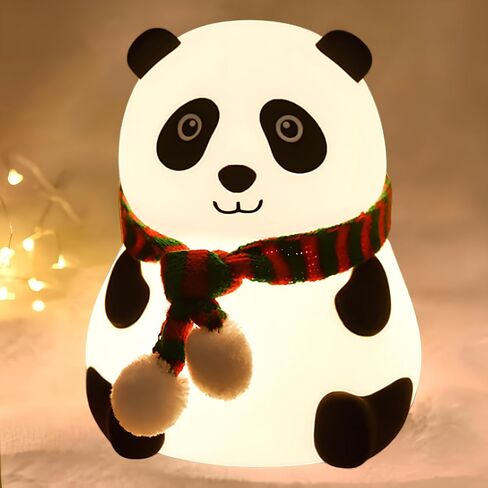 Panda Silicone Nursery Night Light Night Light for Kids, Panda Gifts, Cute LED Lamps for Teen Girls Bedroom,Bedroom Decorations Gifts for Toddlers,Kawaii Room Decor (Closed Eyes) in Saudi Arabia