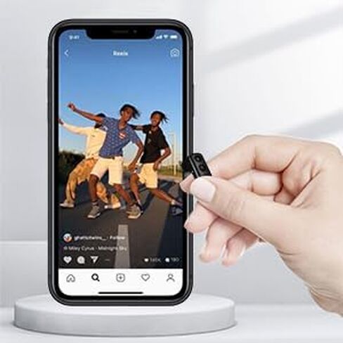 Tiktok Remote Ring Page Turner Phone Holder Kit, Revolve Adjustable Cell Phone Desk Holder Stand Bluetooth Page Turner Camera Video Recording Remote, TIK Tok Scrolling Ring for iPhone, Android in Saudi Arabia