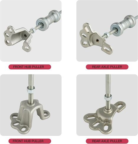 MT MORTECDTA ReluxGo 3 Jaw Gear Bearing Slide Hammer Puller Set for Removal Universal Internal & External Gear Pulley Puller Set for Pulling Out Gears Bearings 40CR Alloy Steel in Kuwait