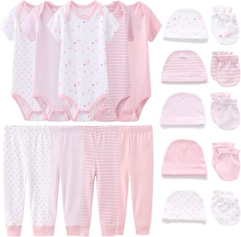 Chamie Newborn Baby Cute Design Bodysuit Short Sleeve One-Piece Baby Clothes for Boys and Girls in Kuwait
