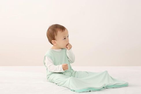 للجنسين طفل فيسكوز من الخيزران كيس النوم كيس النوم الرضع بنين بنات بطانيات يمكن ارتداؤها، 0.5 TOG in Saudi Arabia