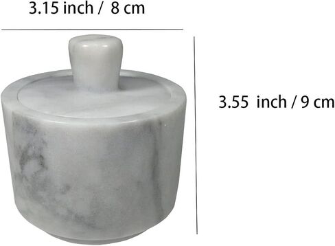 Marble Salt Cellars, Black Salt box With Cover, Salt Holder Storage Container for Counter, Kitchen Salt Container with in Saudi Arabia