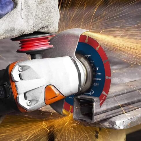 6 Inch Cut Off Wheel, Diamond Cutting Wheel for Angle Grinder Die Grinder, Cutting Disc with 4000+ Cuts on Metal, Stainless Steel, Cast Iron, Aluminum, Brass (6'' X 7/8'') in Kuwait