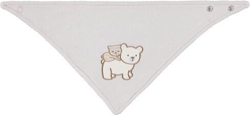 Cudlie Little Beginnings 3-Pack Bandana Set for Babies, Nursery Bibs for Drooling and Teething, Burp Cloth for Infants, Teddy in Kuwait