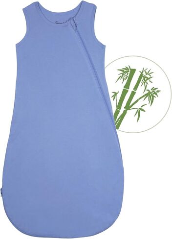Rayon from Bamboo Sleep Sack Baby Wearable Blanket 0.5 Tog Soft Kids Sleeping Bag Toddler Sleeveless 0-6 Months Infant Newborn Swaddle Blanket 2-Way Zipper Unisex Boys Girls Sleepsack Blue in Saudi Arabia