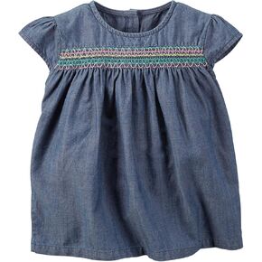 Carter's Baby Girls' Smocked Top 235g325