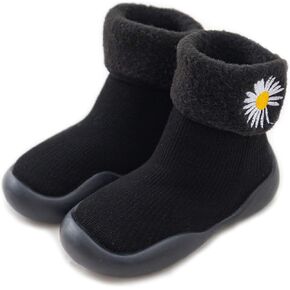 Solaud Baby Toddler Socks Shoes Non-slip Floor Breathable Boys Girls Toddler Indoor Winter Warm Slippers Socks