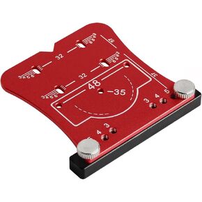 TOOLCOOL Cabinet Door Hinge Jig Concealed Hinge Jig Cabinet Hardware Jig Marking Template for 35mm Concealed Hinges