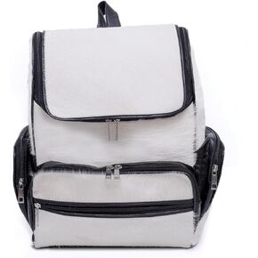 CHAYEL Cowhide Backpack Genuine Leather Backpack with Laptop Compartment – Travel Backpack, Western Diaper Bag Backpack Women (Grey), Standard