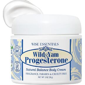 Progesterone Cream for Women Paraben Free - Bioidentical Progesterone Balance Body Cream - Made from Wild Yam, added Phytoestrogens Wild Yam, Chaste Tree Berry Extract, Black Cohosh, Dong Quai 3 oz