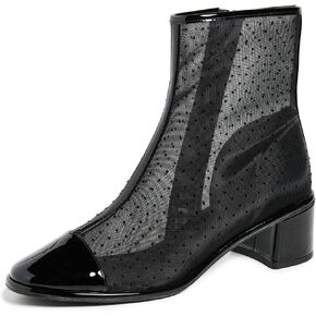 Tory Burch Women's Cap Toe Heel Ankle Boots 50mm