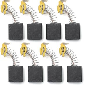 0502025007 Carbon Brushes for DEWALT and RIDGID D24000 / DW713 / DW715 / DW716 Miter Saw, Replaces OEM# 614367-00 BTS21-D04 5140024-30 999044 (8 Pack)