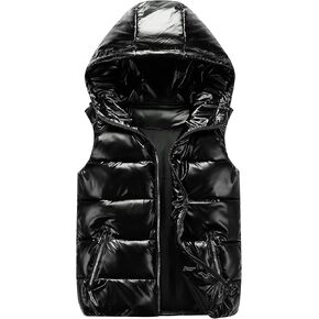 Happy Cherry Kids Down Jacket Hooded Vest Winter Jacket for Boys Hoodies Padded Jackets Girls Outwear Coat 3-14 Years