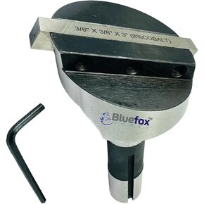 NEW 2-1/2" Inches Head Diameter Fly Cutter R8 Shank Milling Machine | 3/8“ Toolbit (8% Cobalt) Square HSS Tool Bit | Hardened Steel