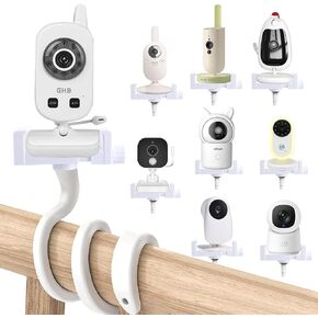 Flexible Mount for Hellobaby Baby Monitor, Universal Baby Camera Holder for Vtimes/Momcozy, Mounting Bracket Accessory for TP-Link/ANMEATE/VTech VM819 & Infant Optics DXR-8 PRO Video Baby Monitor
